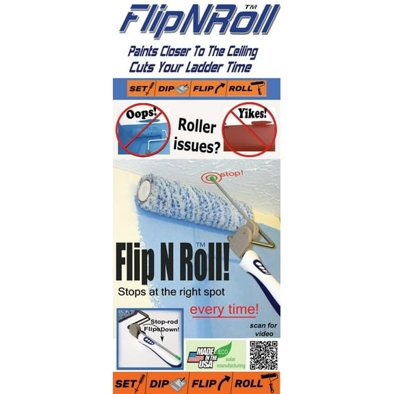FlipNRoll Paint Roller Guide