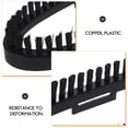 thumbnail image 3 of CRILSTYLEO Black Garment Steamer Brush Attachment Durable Heat Resistant Fabric Steamer Accessory, 3 of 8