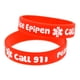 thumbnail image 5 of 4 pulseras de silicona con advertencia médica, correas de mano, pulseras infantiles, pulseras decorativas, anillos de mano de PVC para niños, 5 of 7