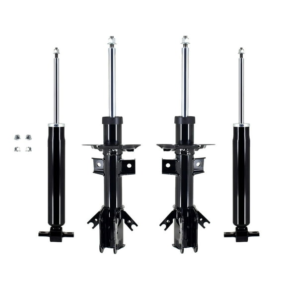 Set Front Suspension Strut Assembly-Rear Shock Absorber For 2015-2023 Ford Edge