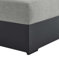 thumbnail image 6 of Modular Lounge Chair Chaise, Grey Gray, Aluminum Metal, Outdoor Patio Balcony Cafe Bistro Garden Hospitality Restaurant, Modern Contemporary HB36561, 6 of 9