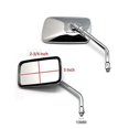 thumbnail image 1 of 2Pcs High Definition Square Sport Motorcycle Rearview Side Mirror For Shadow VT VT1100 VT750 VT600 VF750 Magna 750 SilverSilver SZRH A-S, 1 of 1