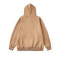 thumbnail image 3 of PuLe Hoodies for Men Men's Solid Color Casual Brief Pocket Long Sleeved Hooded, 3 of 3