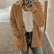 thumbnail image 1 of Puntoco moda mujer Casual manga larga botón sólido bolsillo cárdigan Tops blusa abrigo de felpa liquidación Puntoco Puntoco-7807, 1 of 9