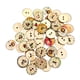thumbnail image 2 of Qarigey Botones de de 100 piezas, relojes redondos de agujeros, estilo Retro, suministros para el hogar para álbumes de recortes, Accesorios de disfraces 20mm Qarigey AP010328-02, 2 of 6