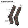 thumbnail image 5 of Balery Strawberry Printed Novelty Socks Men's Women's Crew Socks Sports Socks Knee High Socks Cotton Socks Quirky and Cool Socks, 5 of 9