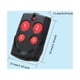 thumbnail image 4 of Sidaley Reemplazo de Control remoto de puerta de garaje, controlador de cortina eléctrica programable, copiadora, duplicadores con llavero Electrónica miscelánea, 4 of 6