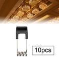 thumbnail image 1 of BELOVING 10 Pieces Downlight Panel Lamp Spring Clip Bracket Professional LED Recessed Black, 1 of 10