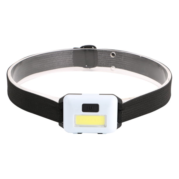 Linterna frontal LED Worallymy, resistente al agua, con diadema ajustable, linterna frontal COB, 3 W, 150 lm, luz frontal, color blanco Worallymy JD735801340