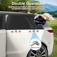thumbnail image 2 of PIOE-Car Window Shades [Magnetic], 2 Pack Breathable Side Car Window Sun Shade for Baby, Back Window Covers, Anti-Sun Glare, Reduce Uv Rays and Privacy Protection, Fit for 96% Cars Suvs, 2 of 4