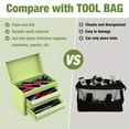 thumbnail image 6 of Mini Tool Box with 2 Drawers, Metal Tool Organizer Cabinet, 10.83 x 5.91 x 6.2 in, 6 of 15
