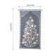 thumbnail image 2 of Christmas Lace Curtains with LED Lights Semi Blackout Curtains for Living Room Bedroom Home Decor, 2 of 4