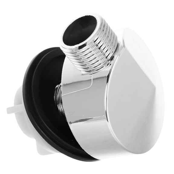 KALLORY Wall Mounted Shower Hose Fittings Silver Shower Adapter for Hair Salons Easy to Clean 1Pcs