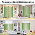thumbnail image 6 of Spring Green Ombre Kitchen Curtains 63 Inch Length, Modern Gradient Abstract Art Grommet Top Bedroom Living Room Curtains, Light Filtering Cafe Curtain Drapes 2 Panels Set 104''x63'', 6 of 9
