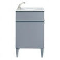 thumbnail image 4 of Elegant Decor Park Ave 24" Wood Single Bathroom Vanity in Gray, 4 of 9