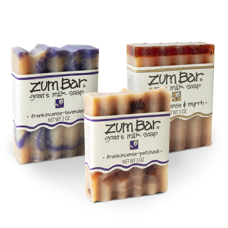ZUM Frankincense Goat's Milk Bar Soap, 3-Pack photo 1