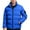 BU2, variant on Men's Down Jackets Fall Winter Stand Collar Zip Up Puffer Jacket Casual Down Jacket Solid Color Parka Padded Outwear Relaxed Fit Men's Jackets White M