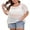 02 White, variant on Plus Size Swim Cover Up for Women Summer Mesh Crochet Swimsuit Cover Up Crewneck Short Sleeve Beach Cover Up Shermie