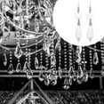thumbnail image 2 of 20Pcs Clear Crystal Chandelier Icicle Prisms Candelabra Replacement Parts, 2 of 5