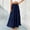 Blue, variant on Elegant Women's Summer Skirts High Waist Flared A-Line Midi Skirts for Weddings Parties and Formal Events