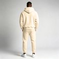 thumbnail image 3 of Mens Sweat Suits Fall Winter Casual Hoodie and Sweatpants Set Solid Long Sleeve Pullover Top Lounge 2 Piece Outfit, 3 of 5