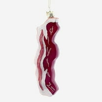 Kurt Adler Noble Gems Glass Bacon Christmas Ornament – Food-Themed Holiday Décor