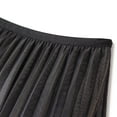 thumbnail image 2 of Women Summer Gradient Color Mesh Yarn Skirt Boho Elastic Waist Pleated A-Line Flowy Layered Long Beach Skirt, 2 of 5