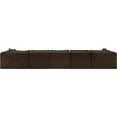 thumbnail image 5 of Meridian Furniture 6-Piece Brown Corduroy Performance Fabric Modular Sectional, 5 of 14
