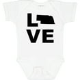 thumbnail image 3 of Inktastic Love Nebraska Boys or Girls Baby Bodysuit, 3 of 5