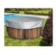 thumbnail image 4 of Cubierta redonda para bañera de hidromasaje, cubierta antipolvo para piscina, cubiertas impermeables para spa al aire libre para bañera/Salu/Spa con mensajes de burbujas, 79 "Dx12 H, gris Sincero Electrónica, 4 of 5