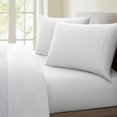 thumbnail image 1 of JUNWELL Fresh Linen Collection United 1200 Thread Count 100% Egyptian Quality Cotton Solid Sheet Set (King  Navy), 1 of 2