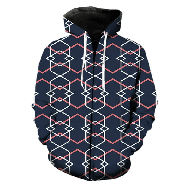 Sudadera con capucha y cremallera de manga larga para hombre, estilo étnico exótico retro, con estampado 3D, estilo Harajuku, gran oferta 2024, divertida y divertida, informal, para adolescentes.