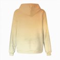 thumbnail image 6 of TOWED22 Girls Hoodies Cute Long Sleeve Oversized Gradient Colors Pullover Sweatshirt Tops with Kangaroo Pocket,Beige,9-10 Y, 6 of 6