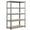 Light Gray, variant on Alden Design 5-Tier Metal Boltless & Adjustable Storage Rack, Black