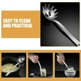 thumbnail image 4 of MRLESS Stainless Steel Spaghetti Spoon Pasta Server with Teeth, Pasta Fork, Cooking Spoon for Noodles, Ramen, and Serving, 4 of 9