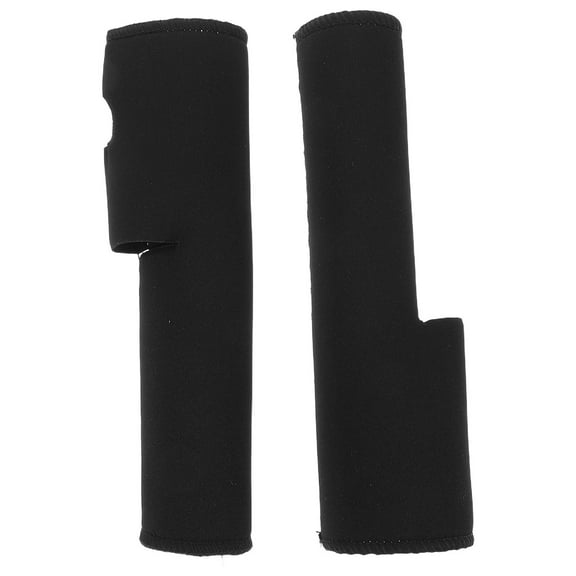 OUNONA 2Pcs Front Fork Boots Black Mud Resistant Cover for Mountain Bike Frame and Suspension