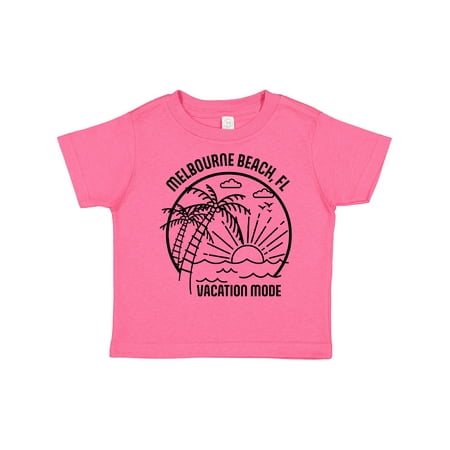 

Inktastic Summer Vacation Mode Melbourne Beach Florida Gift Toddler Boy or Toddler Girl T-Shirt