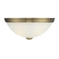 thumbnail image 4 of 2-Light Ceiling Light in Warm Brass, 4 of 5