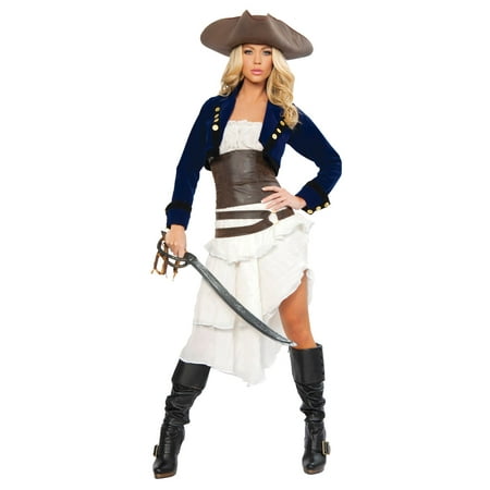 Sexy Deluxe Colonial Pirate Costume