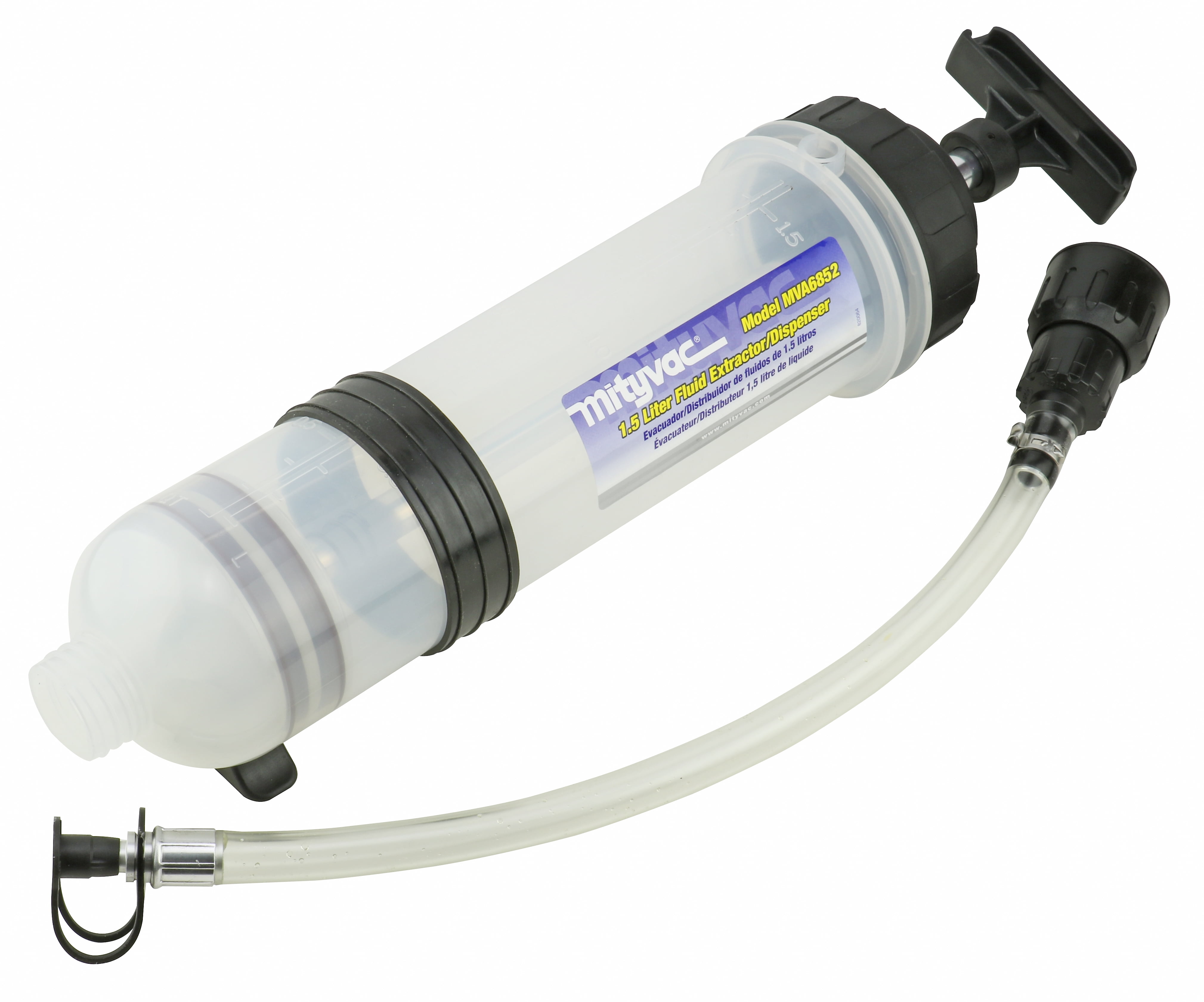 Mityvac MVA6852 1.5L Fluid Extractor/Dispenser with ATF Adapter