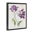 thumbnail image 3 of Stupell Industries Two Tulips Purple Florals Black Framed Floater Canvas Wall Art design by Jacob Marell, 31 x 25, 3 of 9