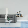 thumbnail image 2 of Elegante pantalla de lámpara de pie con forma de de resina, ideal para decorar una acogedora sala de estar u oficina. Adorno coleccionable ún, 2 of 8