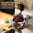 thumbnail image 4 of 51mm Espresso Accessories Kit,Espresso Distribution,Spring Loaded Calibrated Tamper Dosing Funnel,Distributor Leveler, 4 of 6