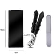 thumbnail image 3 of Kokovifyves Nail Clippers for Seniors Nail Clippers Toe Nail Clippers for Thick Nails Stainless Nail Clipper with Catcher for Men Women, 3 of 9