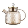 thumbnail image 3 of Tnarru Glass Pitcher Lightweight Tea Pot Kettle for Juice Milk Cold or Hot Beverage 1.3L, 3 of 8