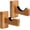 Wall Mount Brackets - Burlywood, variant on 2PCS Baseball Bat Wall Mount Display Rack, Horizontal Display Bat Hanger Holder, Wood Bracket Stand for Hockey Stick - Burlywood