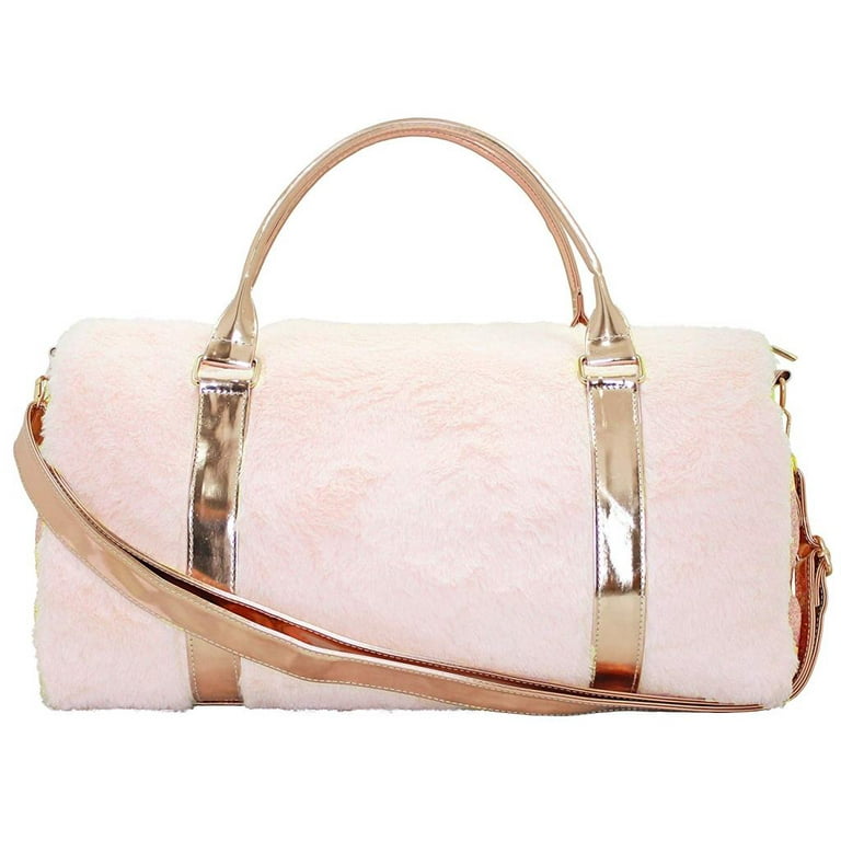 Buy Wholesale China Rose Gold Color Non Woven Laminated Embossed Cheap  Weekend Metallic Duffle Zipper Bag & Metallic Duffle Bag at USD 1.8