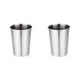 thumbnail image 2 of Wosthever Taza de café de acero taza de agua potable contenedor de bebidas de una sola capa soporte de vino a prueba de óxido regalo Camping Oficina al Plata 260ML 2piezas Wosthever CBP164773, 2 of 6
