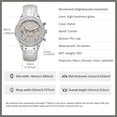 thumbnail image 3 of SKMEI Watch for Women Multifunctional Chronograph Watches Fashion Business Analog Quartz Stainless Steel Waterproof Luminous Ladies Wristwatch, 3 of 9