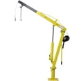 thumbnail image 4 of Olurrisa 2000-LB Hydraulic Pickup Truck Crane with 360° Swivel & Adjustable Boom - Yellow Steel Bed-Mounted Hoist for Heavy Equipment, Lumber, Farm Use, 4 of 9